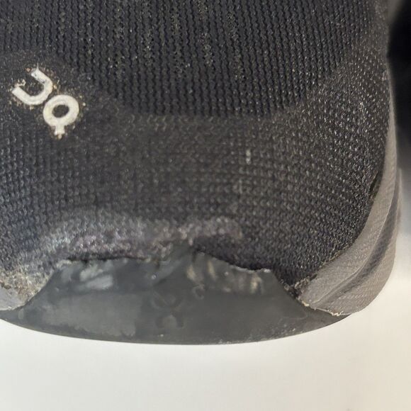 On Cloud Women Running Cloudtech Shoes Sneakers Flaws/Beater All Black Size 9.5 - Picture 7 of 10